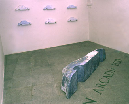 Arcadia, 1991. Pohled do výstavy (Technika jako důvod a mýtus, 1991).